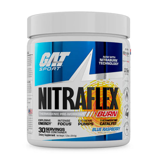 GAT SPORT | NitraFlex Burn 30 serv - Blue Raspberry