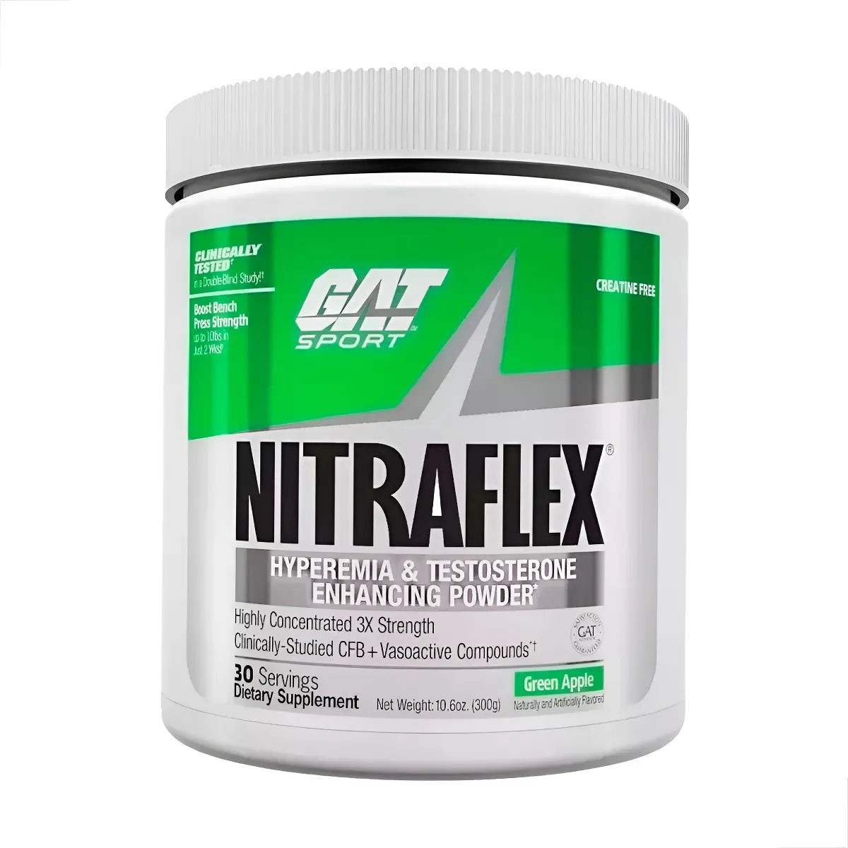 GAT SPORT | NitraFlex 300 gr - Green Apple