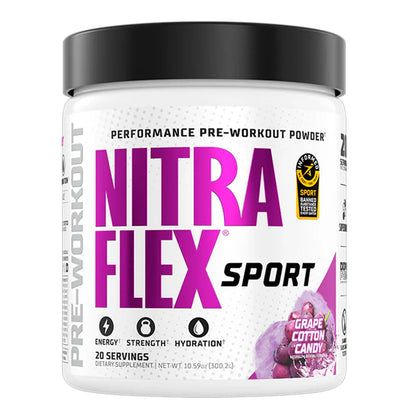 GAT SPORT | NitraFlex Extreme Sport 20 Serv - Grape Cotton Candy