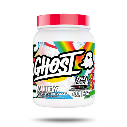GHOST | Whey Clear Isolate - Sour Strips Rainbow