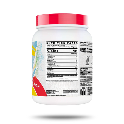 GHOST | Whey Clear Isolate - Sour Strips Rainbow