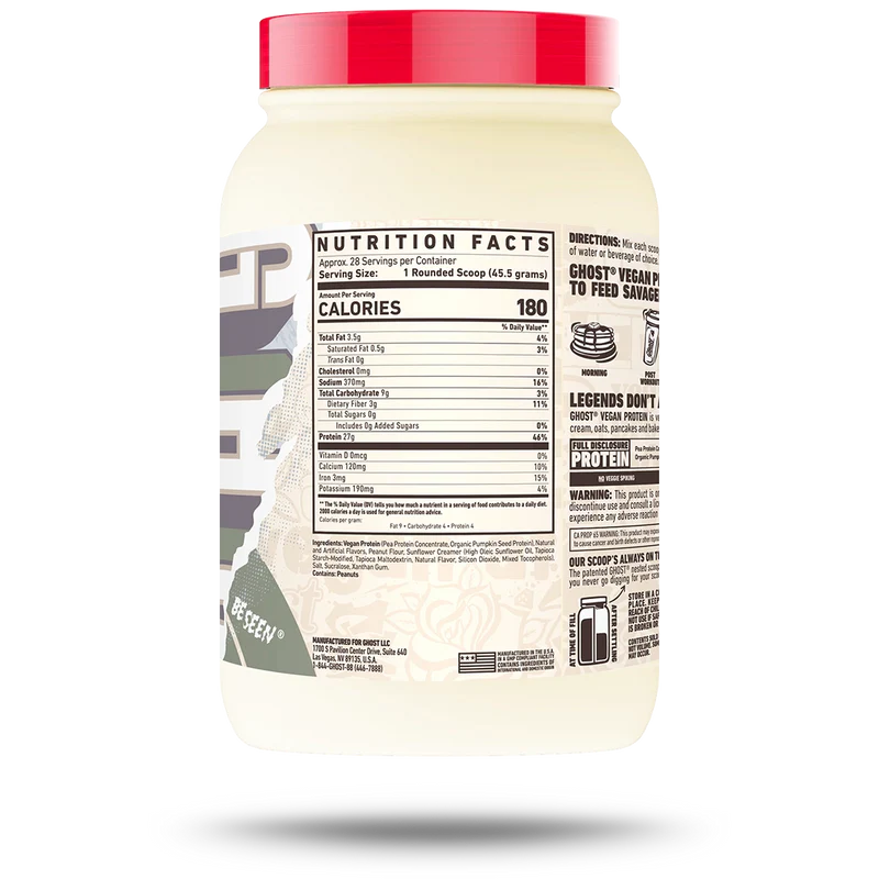 GHOST | Vegan Protein 2.2 lbs - Peanut Butter Cereal Milk
