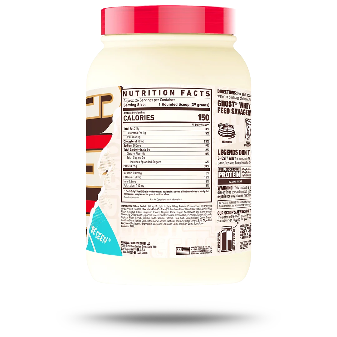 GHOST | Whey Protein 2 lb - Chocolate Chip Cookie