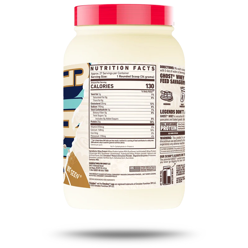 GHOST | Whey Protein 2 lb - Cinnabon