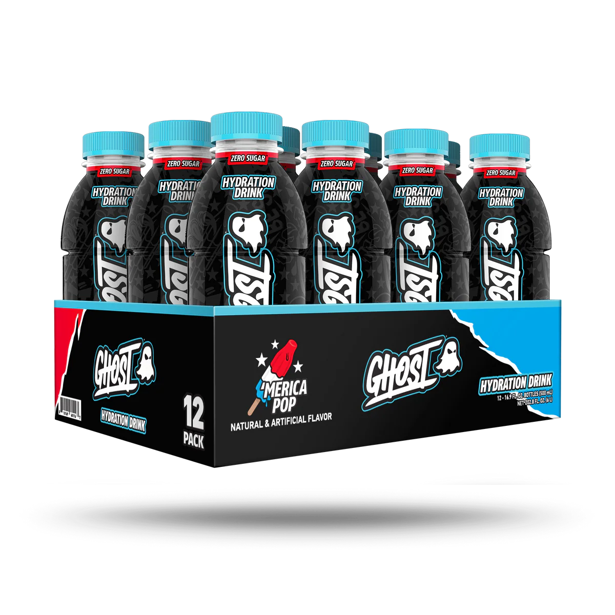 GHOST | Hydration Drink 12 pza - 'Merica Pop