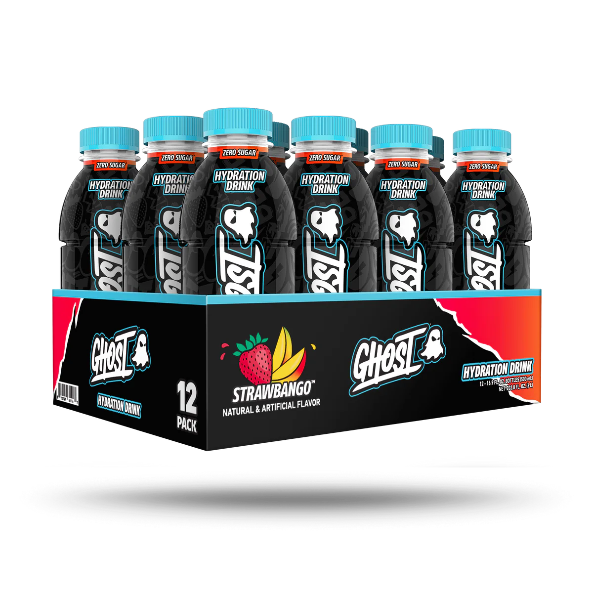 GHOST | Hydration Drink 12 pza - Strawbango