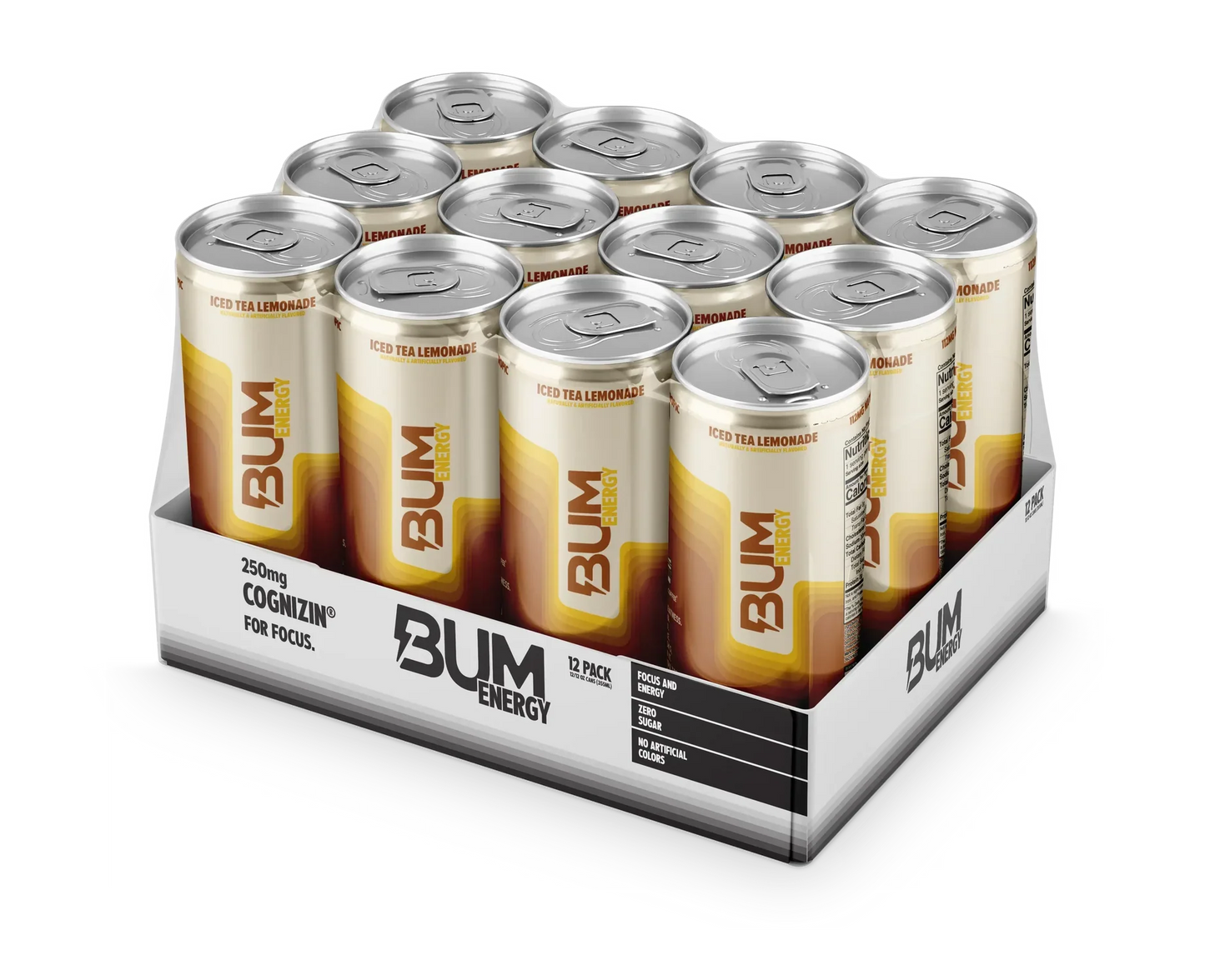 RAW | BUM Energy Drink Iced Tea Lemonade 12 pza