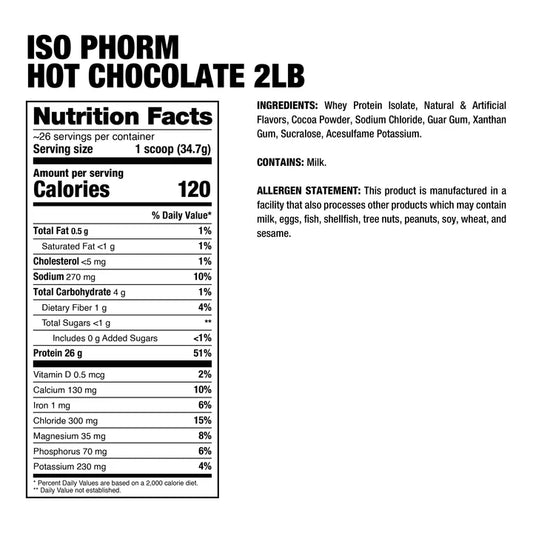 DP | Isophorm 2 lbs - Hot Chocolate