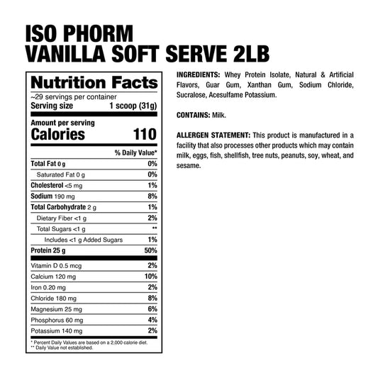DP | Isophorm 2 lbs - Vainilla Soft