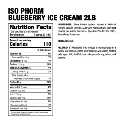 DP | Isophorm 2 lbs - Blueberry Ice Cream