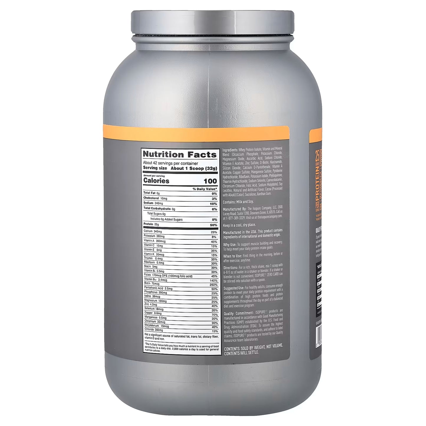 ISOPURE | Isopure Zero Carb 3 lb - Vainilla Salted Caramel