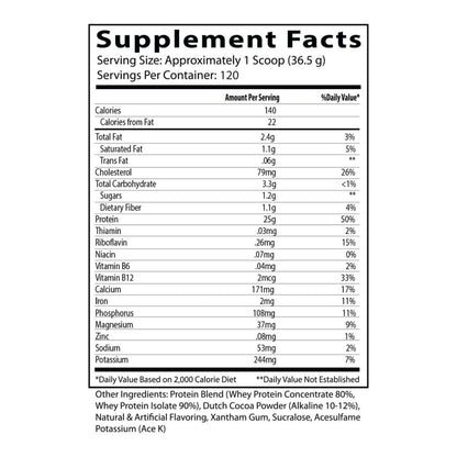 INSANE LABZ | Insane Whey Protein 120 serv - Chocolate