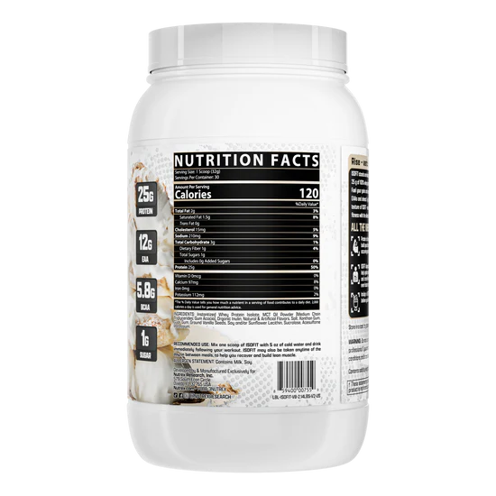 NUTREX | Proteína Isofit 2.2 lbs - Vainilla Bean Ice Cream