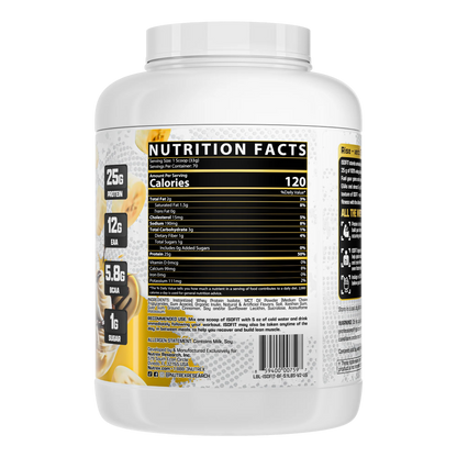 NUTREX | Proteína Isofit 5 lbs - Banana Foster