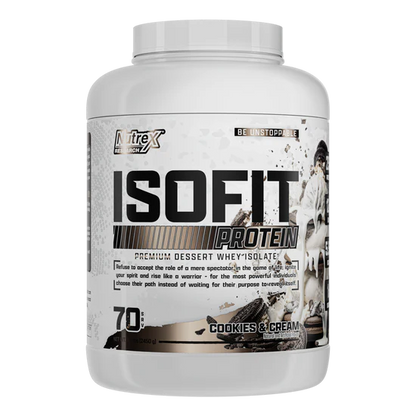 NUTREX | Proteína Isofit 5 lbs - Cookies and cream