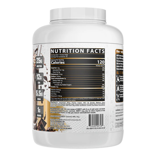 NUTREX | Proteína Isofit 5 lbs - Chocolate Shake