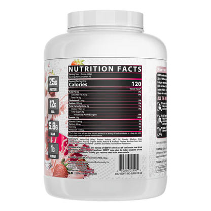 NUTREX | Proteína Isofit 5 lbs - Strawberry and Cream