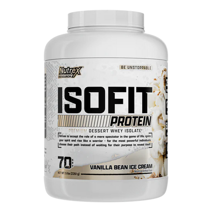 NUTREX | Proteína Isofit 5 lbs - Vainilla Bean Ice Cream