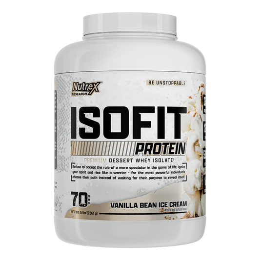 NUTREX | Proteína Isofit 5 lbs - Vainilla Bean Ice Cream
