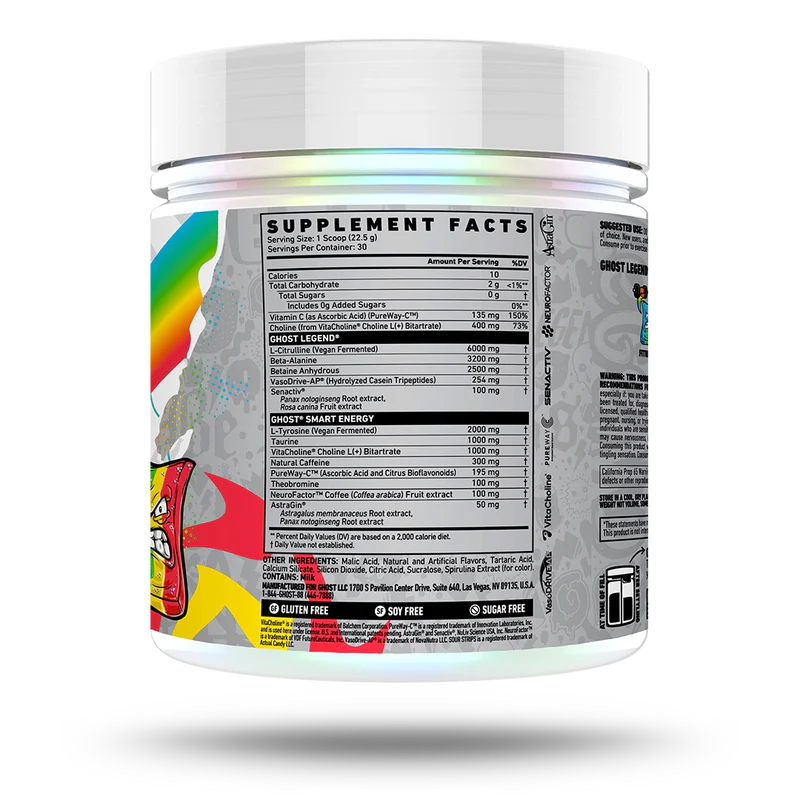GHOST | Legend PWO - Sour Strips Rainbow