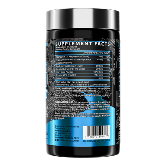 NUTREX | Lipo 6 Black Diuretic - 80 Capsulas