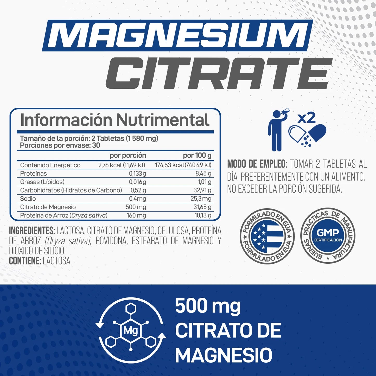 FORZAGEN | Citrato de Magnesio - 60 caps