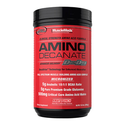 MUSCLEMEDS | Amino Decanate - Fruit Punch