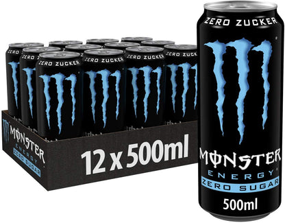 MONSTER | Energy Drink Zero Sugar 12 pza - Blue