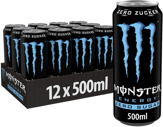 MONSTER | Energy Drink Zero Sugar 12 pza - Blue