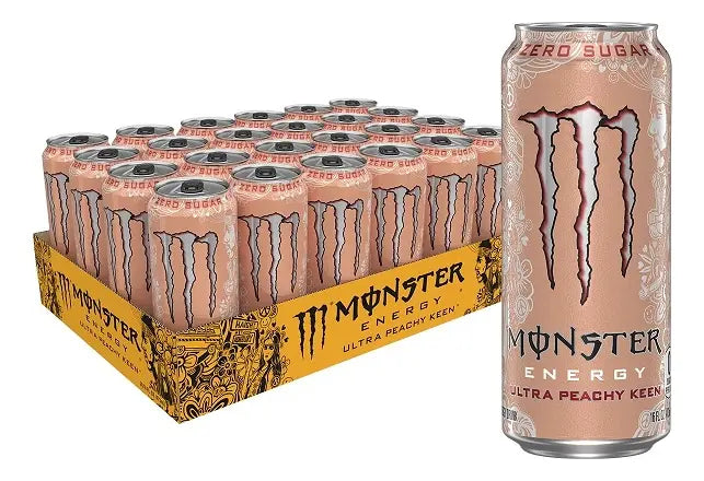 MONSTER | Energy Drink Zero Sugar 12 pza - Peach
