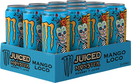 MONSTER | Energy Drink Zero Sugar 12 pza - Mango loco