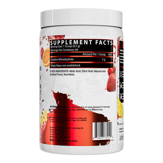 NUTREX | Creatina Monohidratada - Fruit Punch