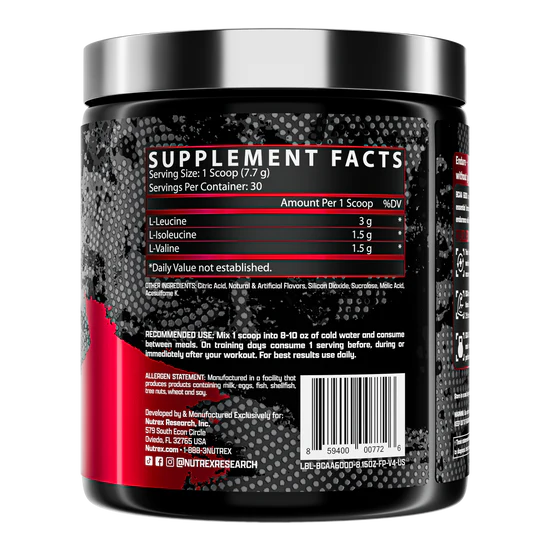 NUTREX | BCAA 6000 Recovery - Fruit Punch