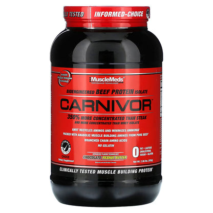 MUSCLEMEDS | Carnivor Beef Protein 2 lbs - Chocolate Peanut Butter