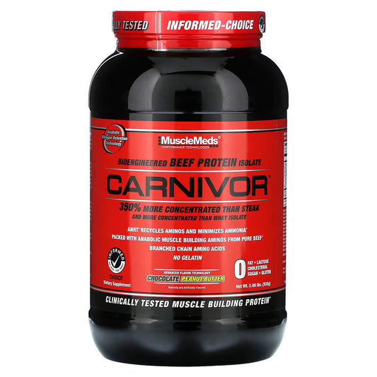 MUSCLEMEDS | Carnivor Beef Protein 2 lbs - Chocolate Peanut Butter