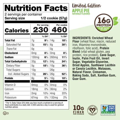 LENNY & LARRY´S | The Complete Cookies 12 pza - Tarta de manzana
