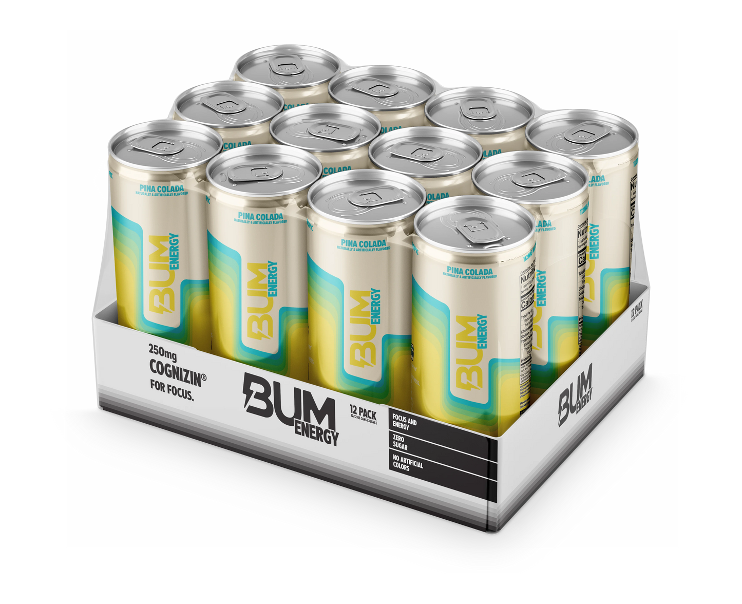RAW | BUM Energy Drink Piña Colada 12 pza