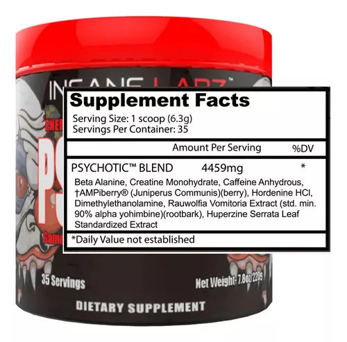 INSANE LABZ | Insane Psychotic 60 Serv - Watermelon