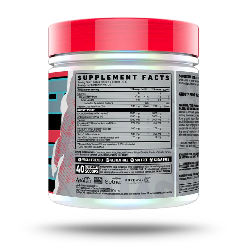 GHOST | Pump Oxido Nitrico - Peach