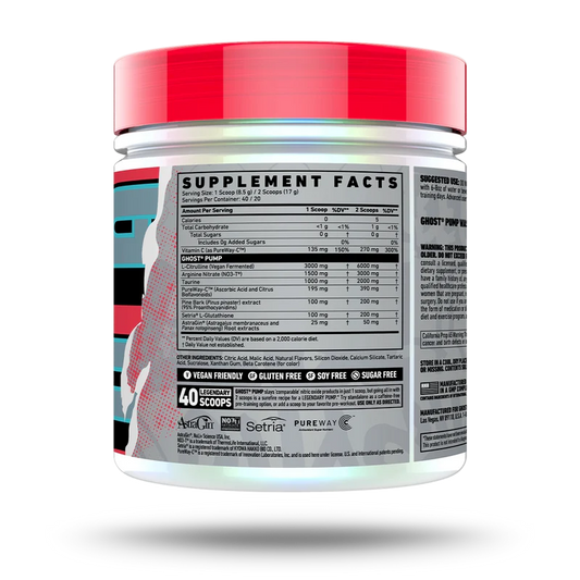 GHOST | Pump Oxido Nitrico - Peach