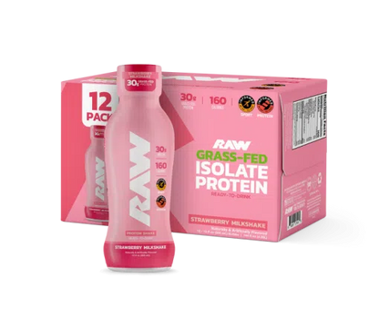 RAW | Proteína RTD - Fresa 12 pza