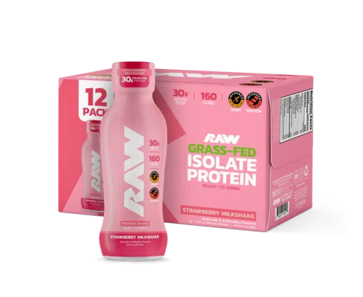 RAW | Proteína RTD - Fresa 12 pza