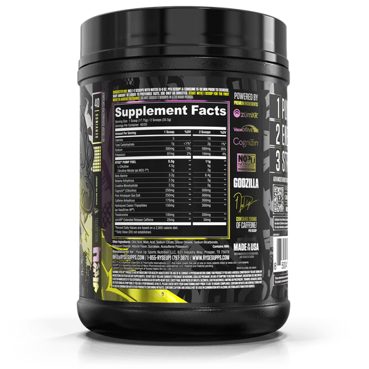 RYSE | Godzilla Pre-entreno - Blackberry Lemonade