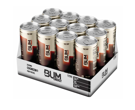 RAW | BUM Energy Drink Root Beer 12 pza