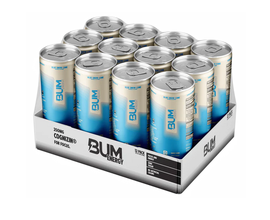 RAW | BUM Energy Drink Blue Snow Cone 12 pza