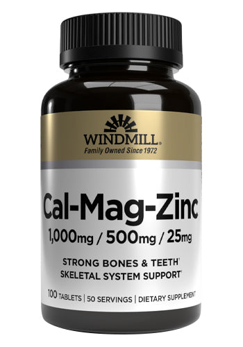 WINDMILL | Calcio, Magnesio y Zinc - 100 Tabs