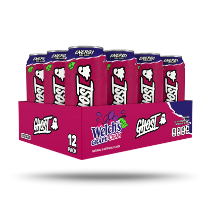 GHOST | Energy Drink 12 pza - Welchs Grape Cran