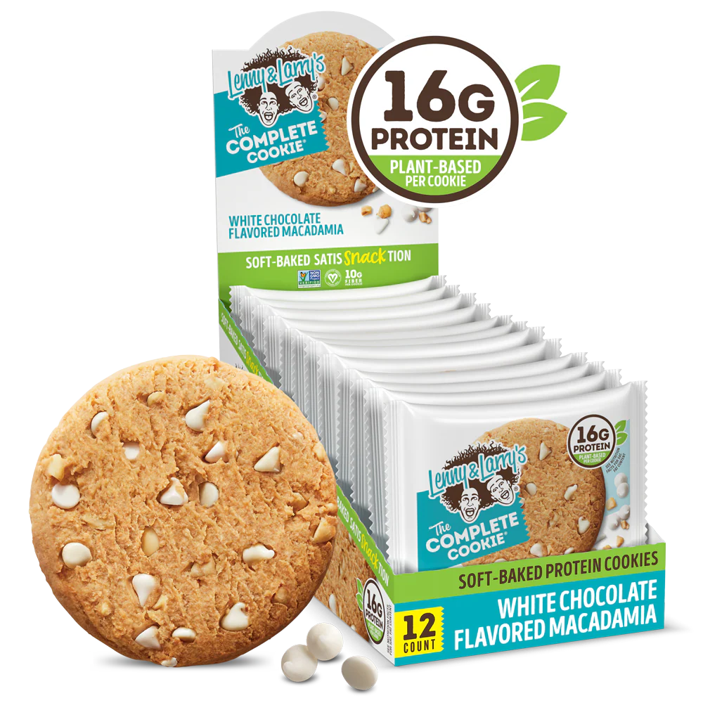LENNY & LARRY´S | The Complete Cookies 12 pza - White Chocolate Macadamia