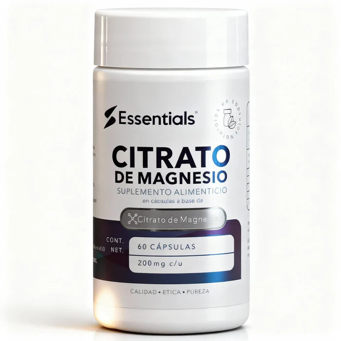ESSENTIALS | Citrato de Magnesio 200 mg