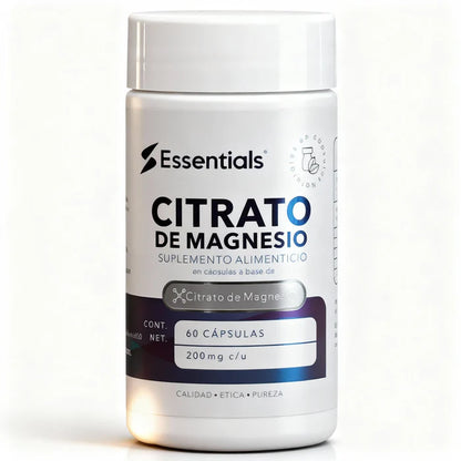ESSENTIALS | Citrato de Magnesio 200 mg